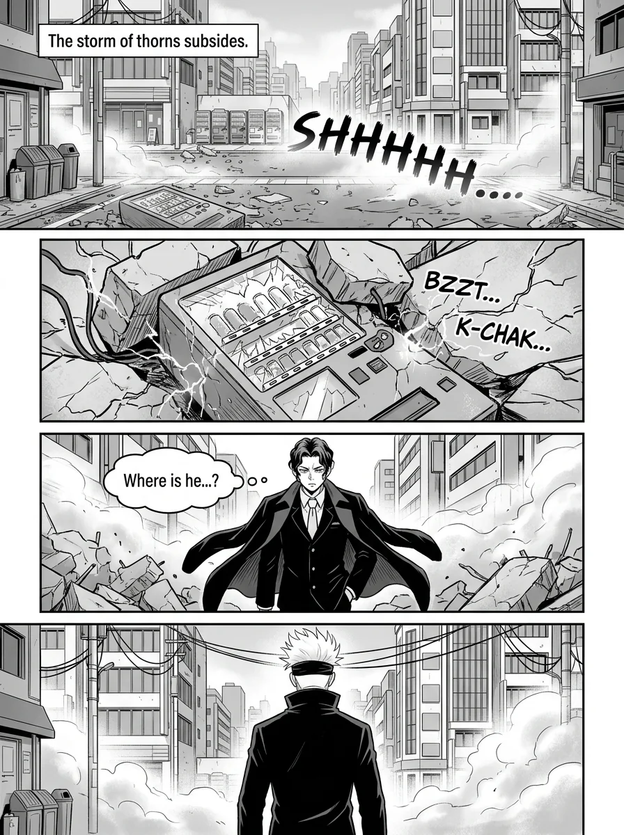 Gojo vs Muzan : A coming thriller  Chapter 4 Page 9 - AI Generated Manga