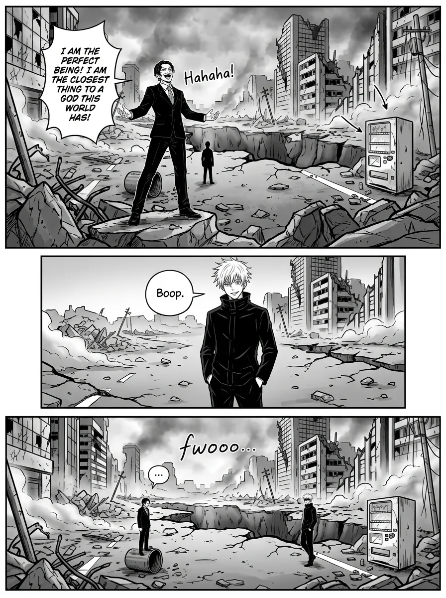Gojo vs Muzan : A coming thriller  Chapter 5 Page 10 - AI Generated Manga