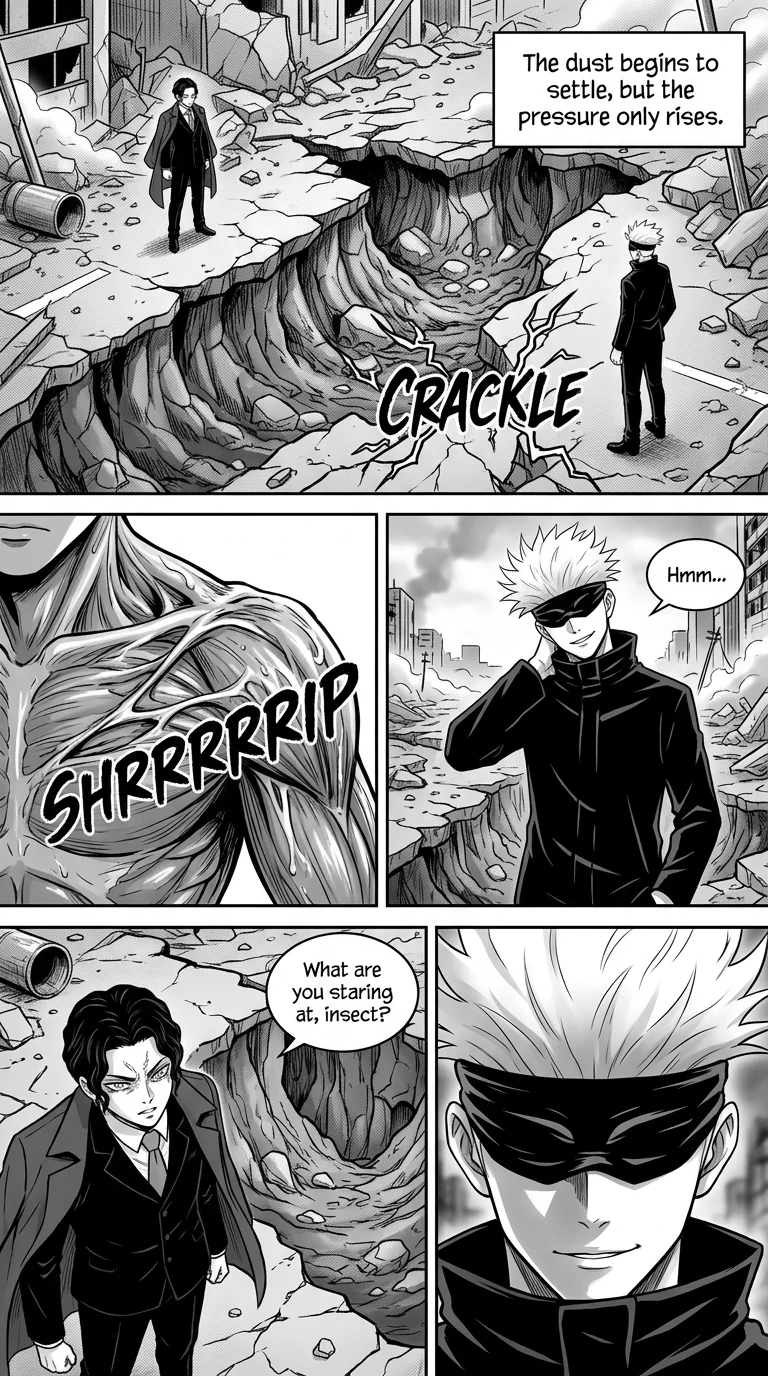 Gojo vs Muzan : A coming thriller  Chapter 5 Page 6 - AI Generated Manga