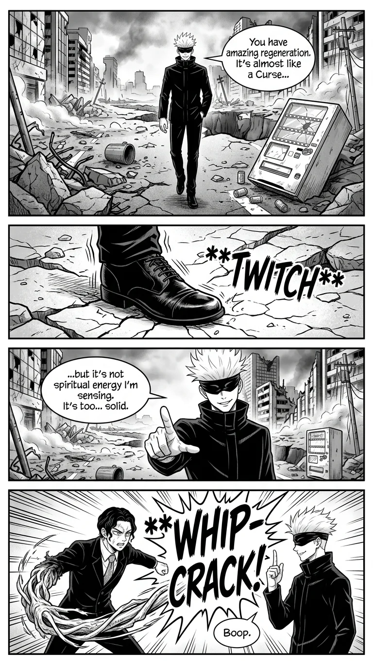 Gojo vs Muzan : A coming thriller  Chapter 5 Page 7 - AI Generated Manga