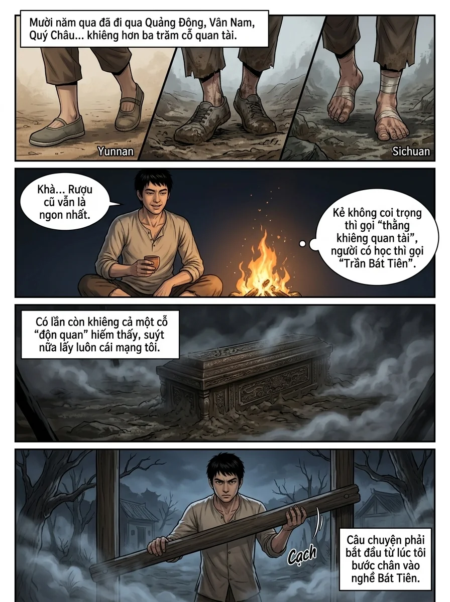 Nghề Khiêng Quan Tài Chapter 1 Page 3 - AI Generated Manga
