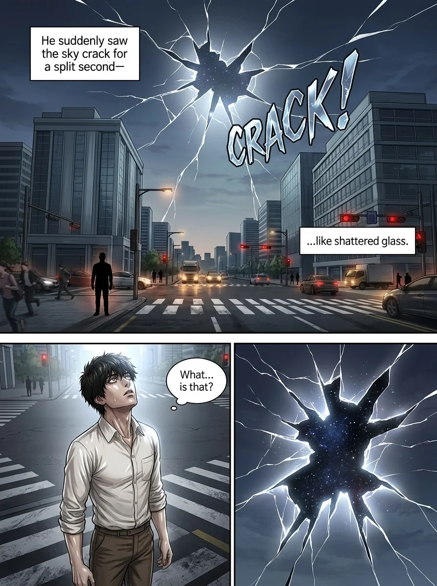A young man that reinforced in another world and he create his own world Chapter 1 Page 3 - AI Generated Manga