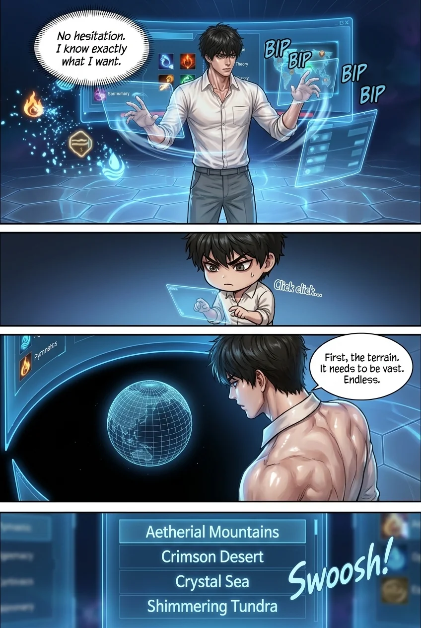 A young man that reinforced in another world and he create his own world Chapter 2 Page 13 - AI Generated Manga
