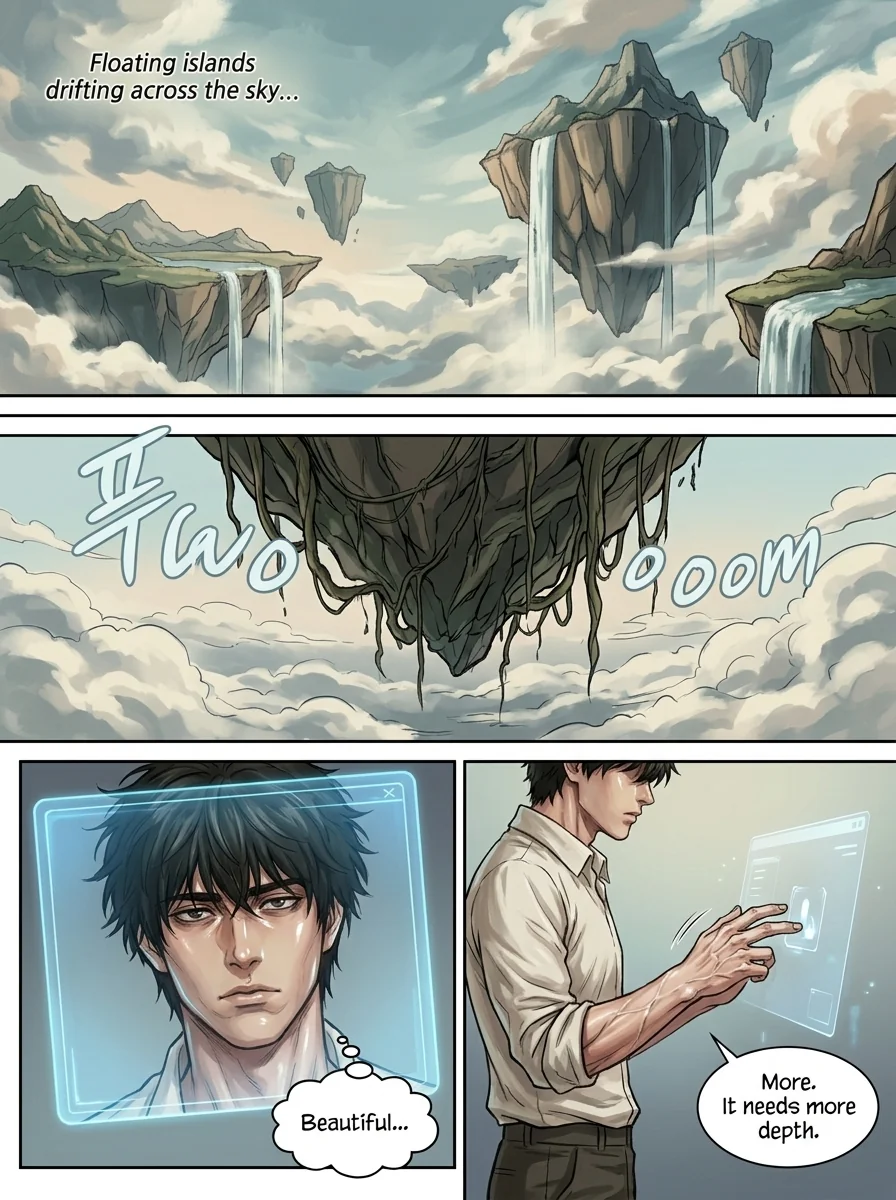 A young man that reinforced in another world and he create his own world Chapter 2 Page 15 - AI Generated Manga