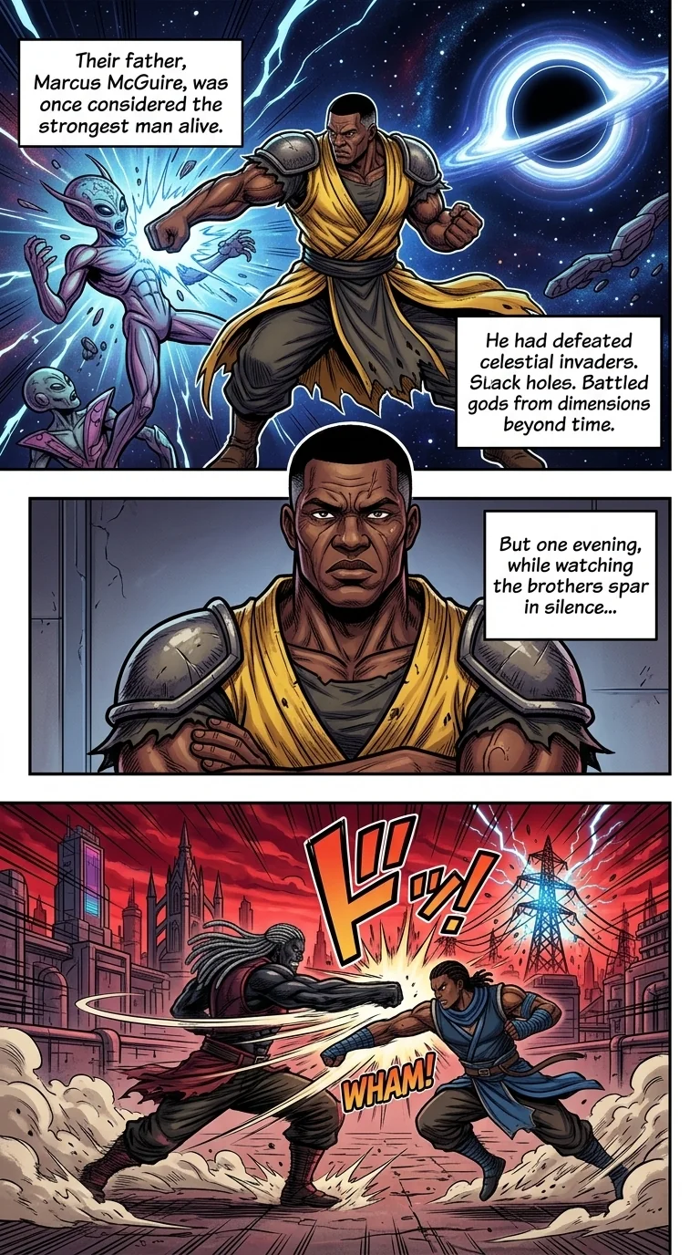 The City Beneath the Red Sky Chapter 1 Page 11 - AI Generated Manga