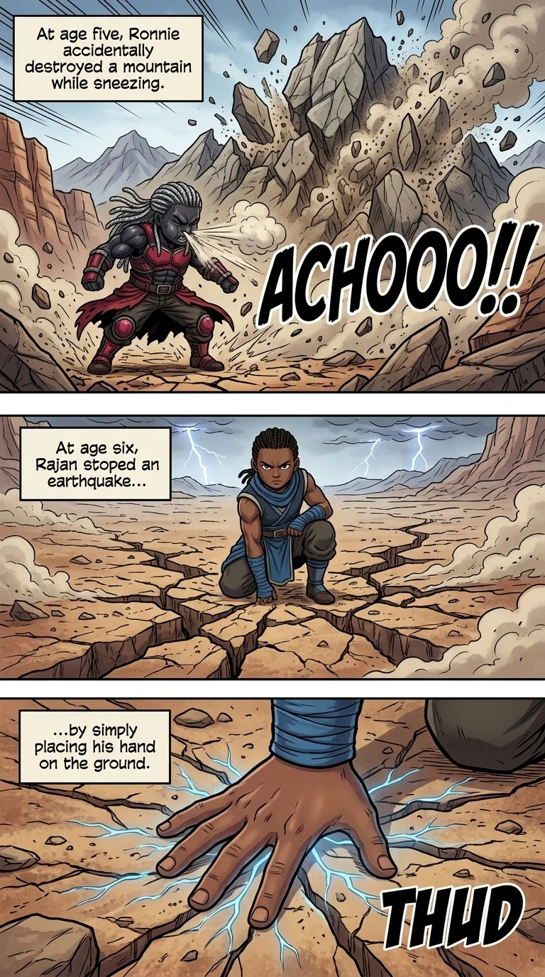 The City Beneath the Red Sky Chapter 1 Page 4 - AI Generated Manga