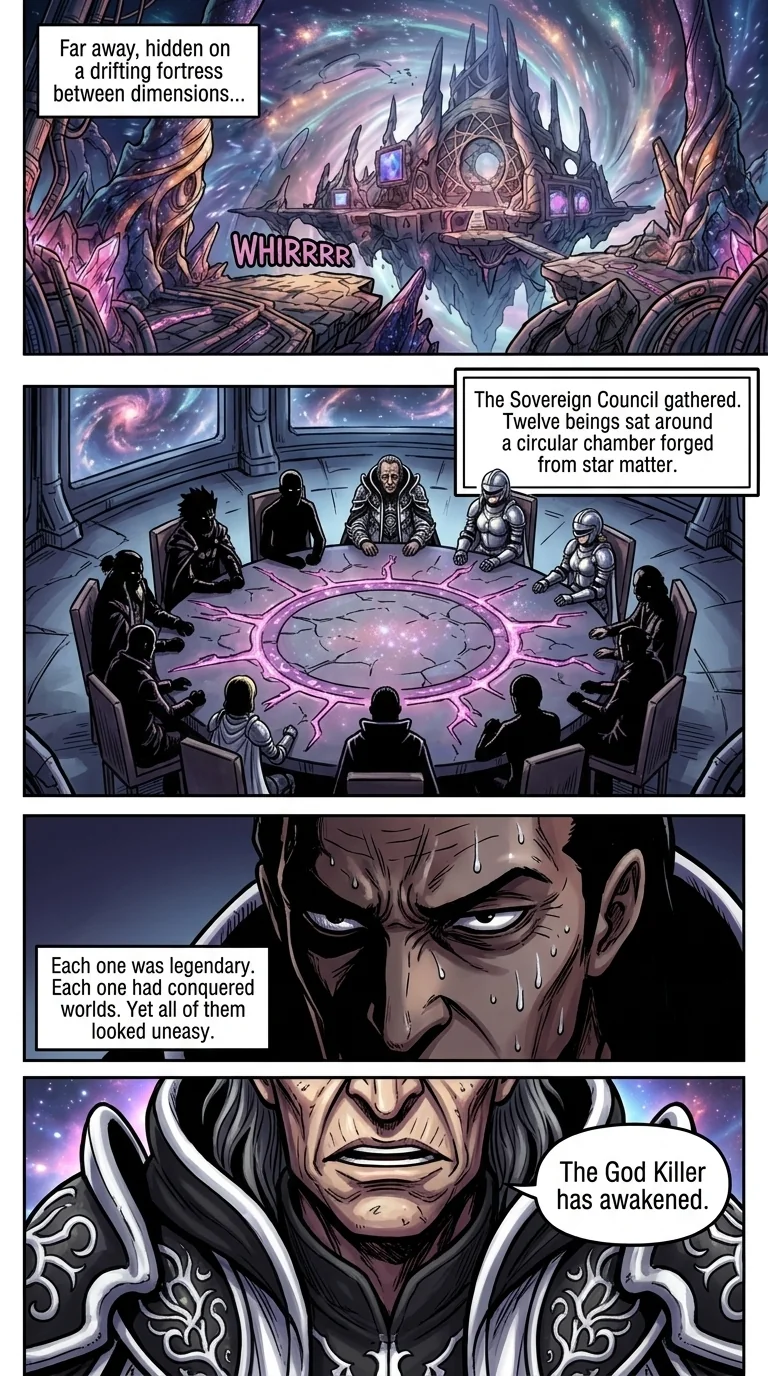 The City Beneath the Red Sky Chapter 2 Page 16 - AI Generated Manga