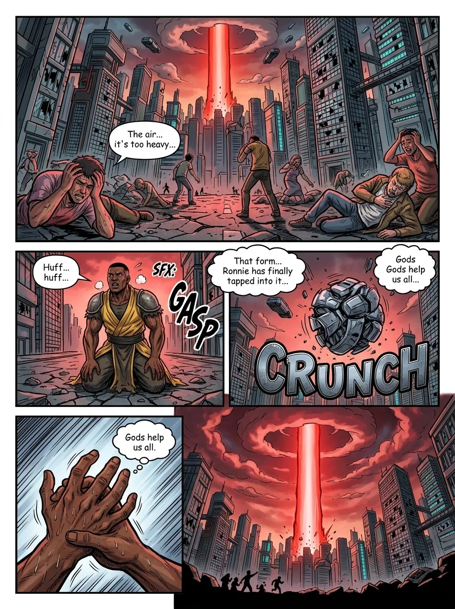 The City Beneath the Red Sky Chapter 2 Page 39 - AI Generated Manga