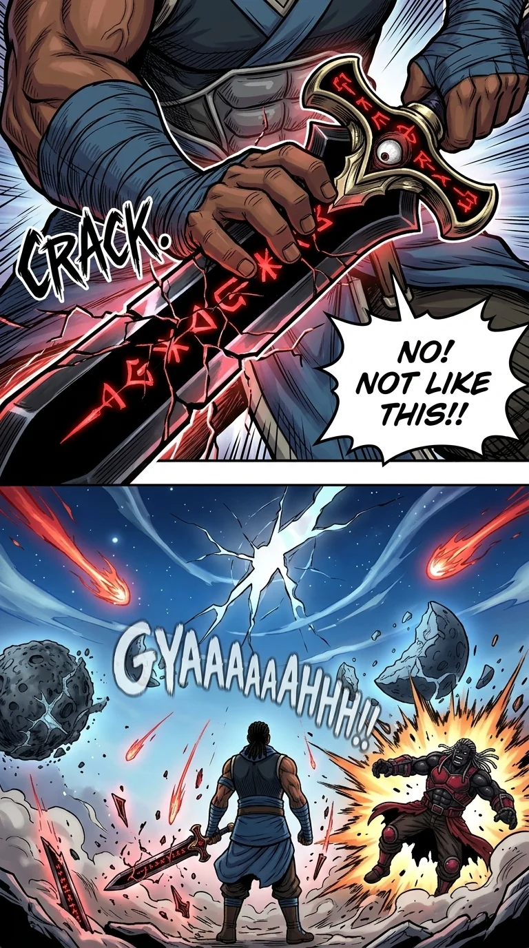 The City Beneath the Red Sky Chapter 3 Page 14 - AI Generated Manga