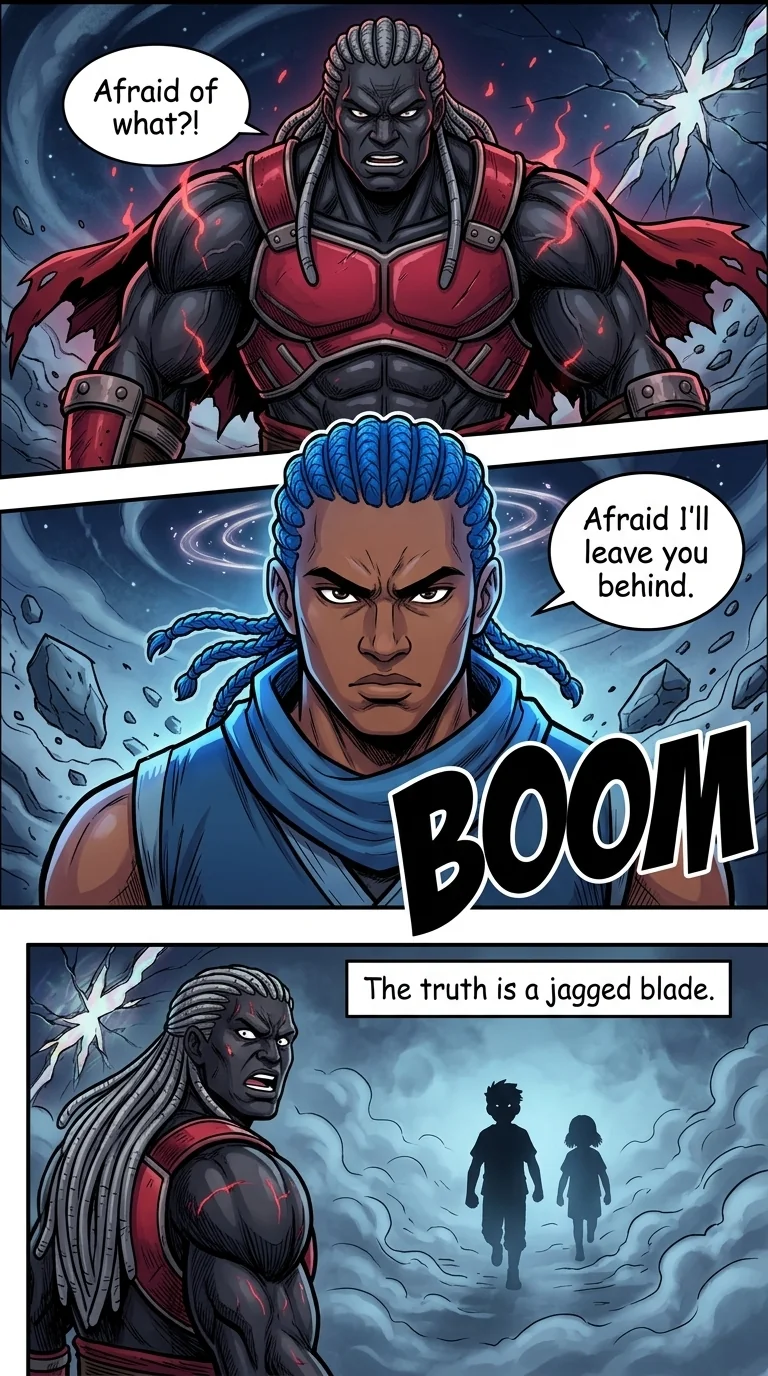 The City Beneath the Red Sky Chapter 3 Page 17 - AI Generated Manga