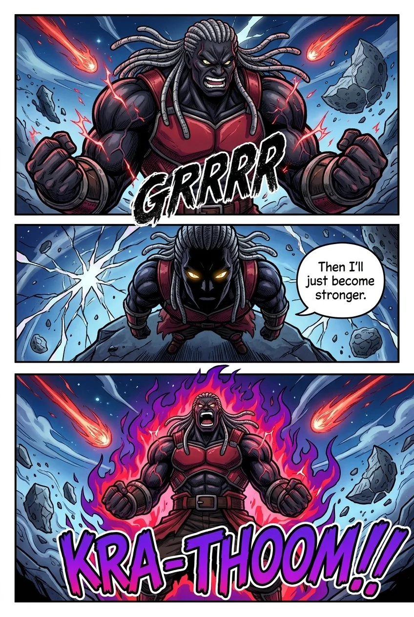 The City Beneath the Red Sky Chapter 3 Page 18 - AI Generated Manga
