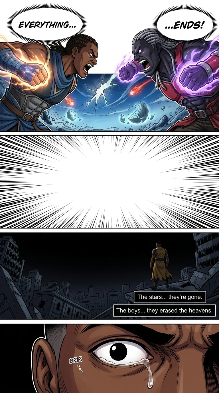 The City Beneath the Red Sky Chapter 3 Page 24 - AI Generated Manga