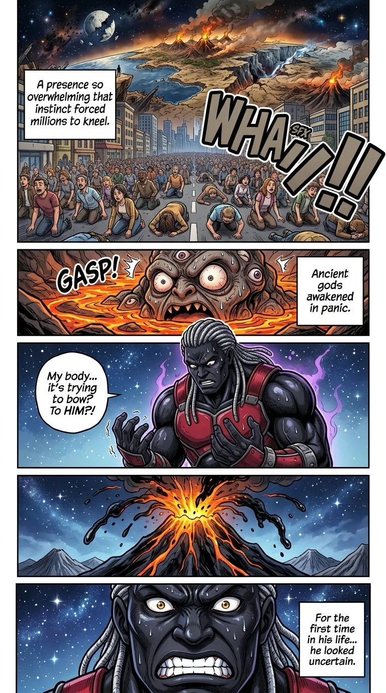 The City Beneath the Red Sky Chapter 3 Page 2 - AI Generated Manga