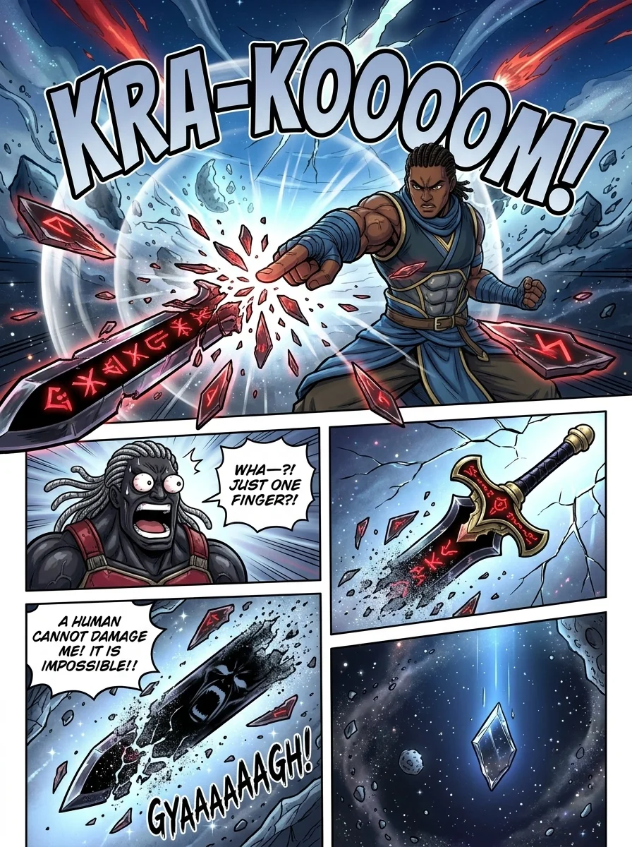 The City Beneath the Red Sky Chapter 3 Page 5 - AI Generated Manga