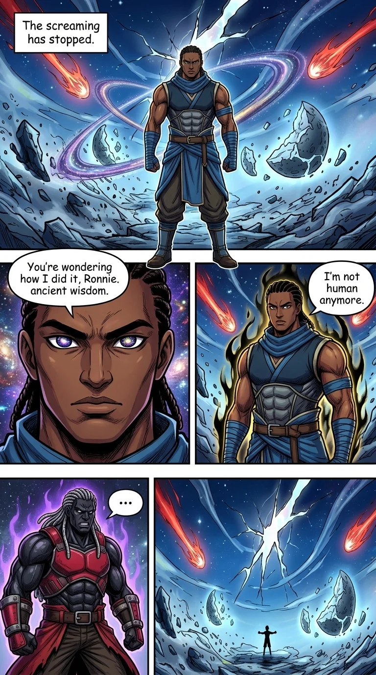 The City Beneath the Red Sky Chapter 3 Page 6 - AI Generated Manga
