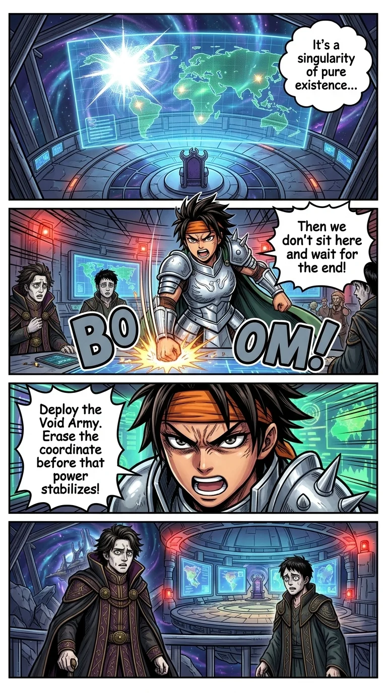 The City Beneath the Red Sky Chapter 3 Page 8 - AI Generated Manga