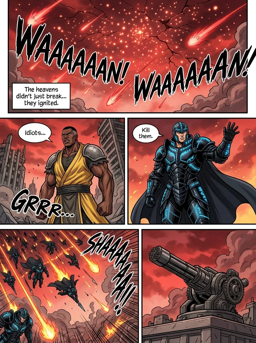The City Beneath the Red Sky Chapter 4 Page 12 - AI Generated Manga