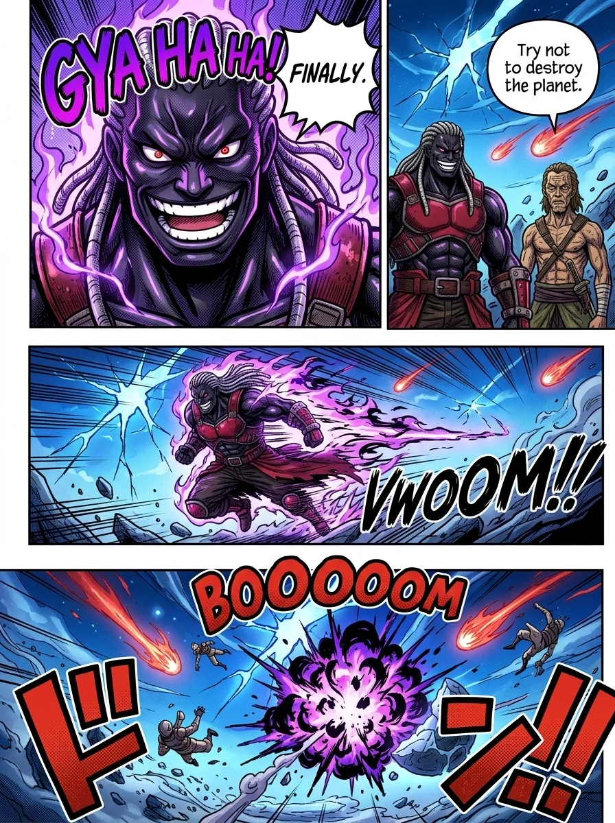 The City Beneath the Red Sky Chapter 4 Page 13 - AI Generated Manga
