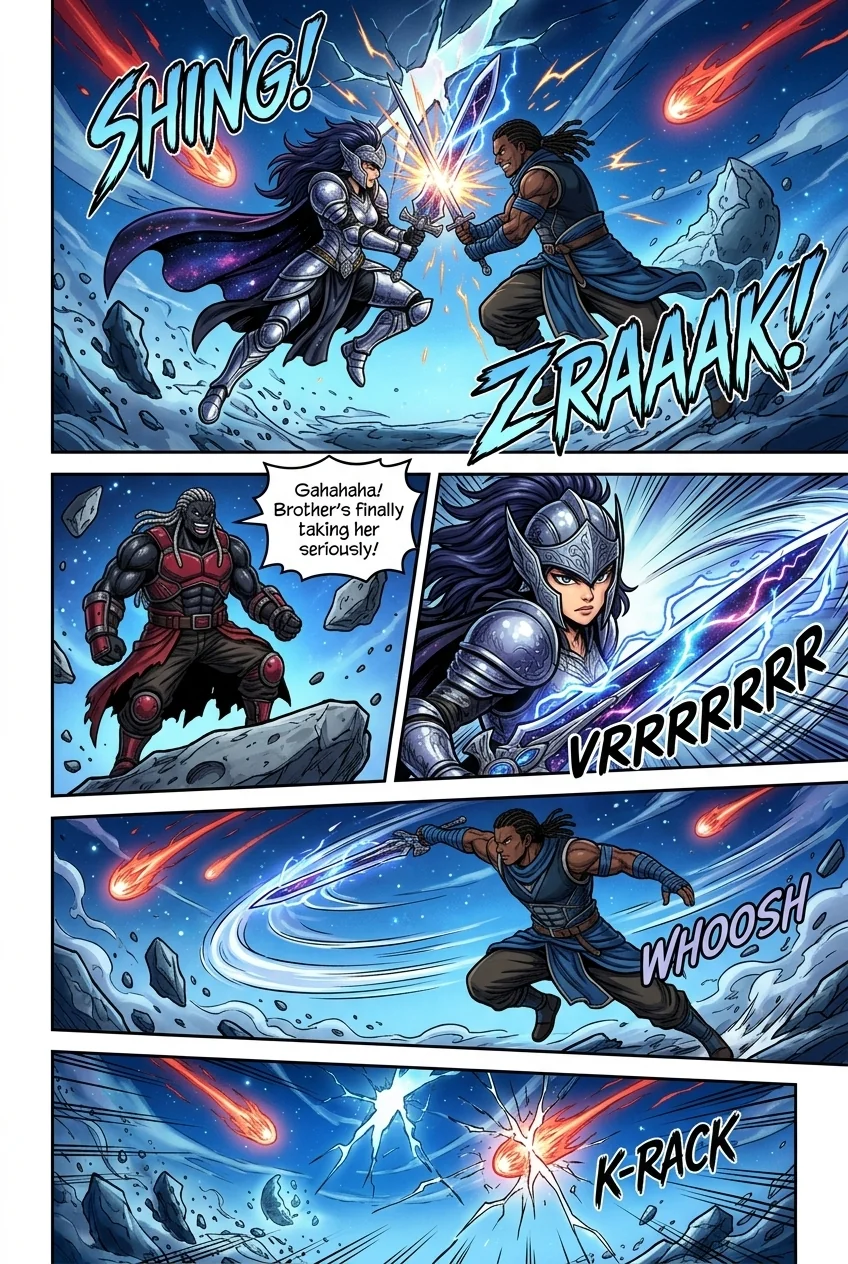 The City Beneath the Red Sky Chapter 4 Page 24 - AI Generated Manga