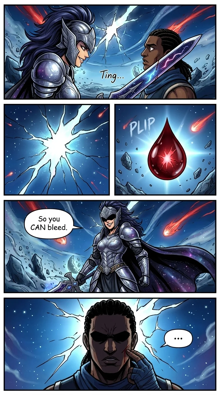 The City Beneath the Red Sky Chapter 4 Page 25 - AI Generated Manga