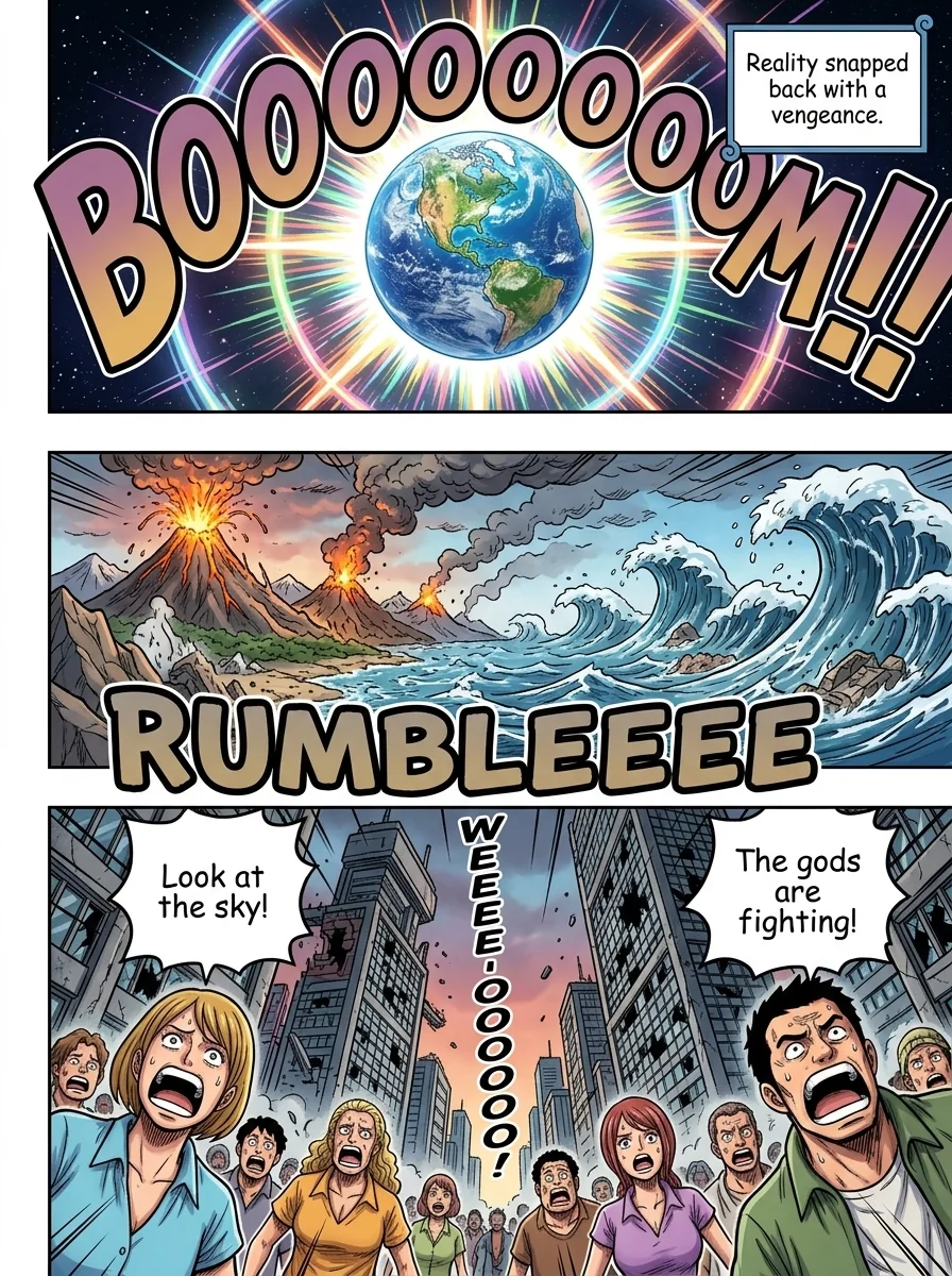 The City Beneath the Red Sky Chapter 4 Page 2 - AI Generated Manga
