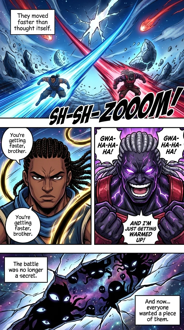 The City Beneath the Red Sky Chapter 4 Page 3 - AI Generated Manga