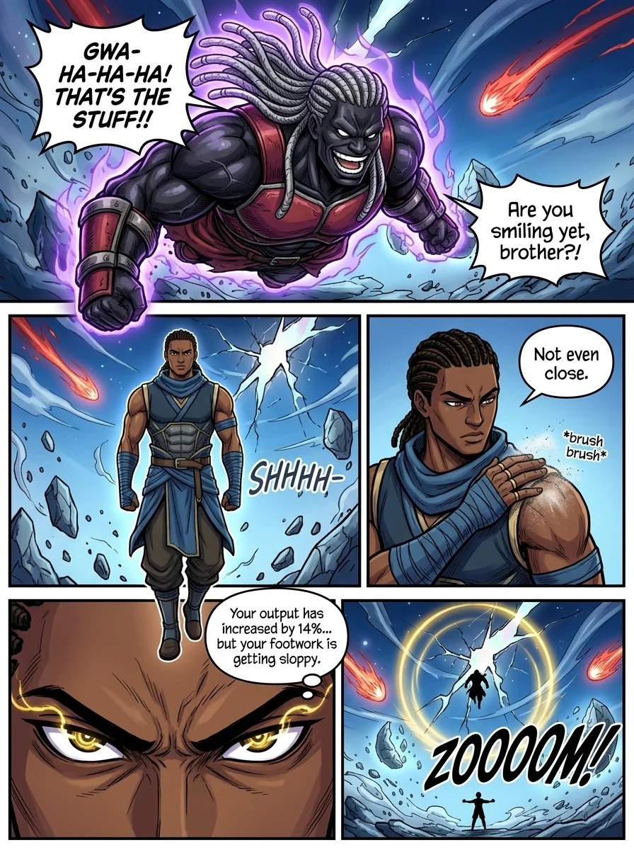 The City Beneath the Red Sky Chapter 4 Page 7 - AI Generated Manga