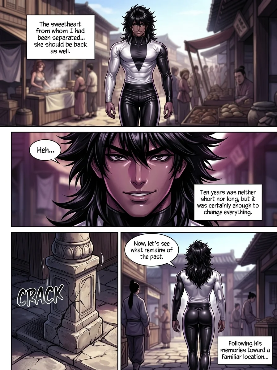 The system gave me immortality, and I survived everyone Chapter 1 Page 7 - AI Generated Manga