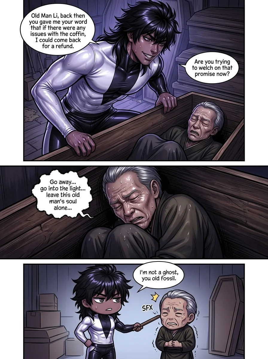 The system gave me immortality, and I survived everyone Chapter 2 Page 2 - AI Generated Manga