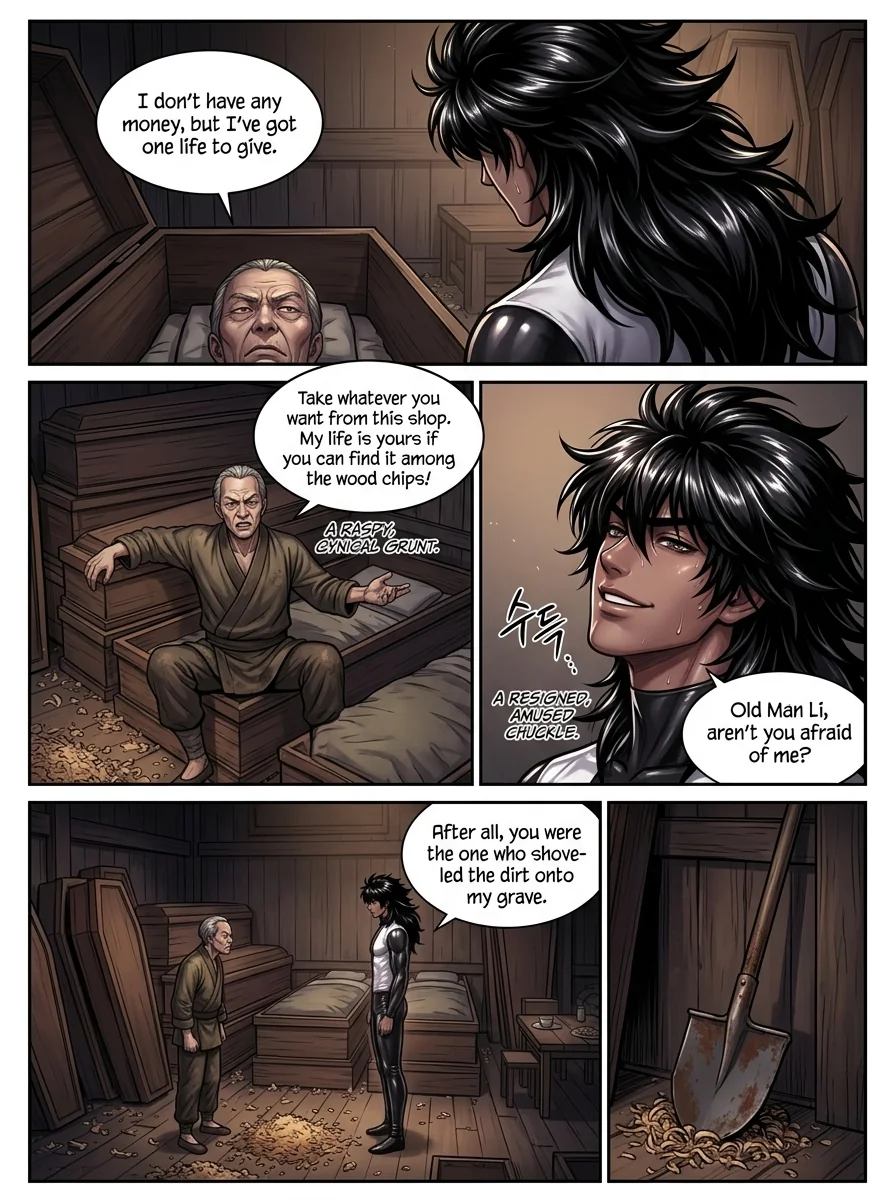 The system gave me immortality, and I survived everyone Chapter 2 Page 3 - AI Generated Manga