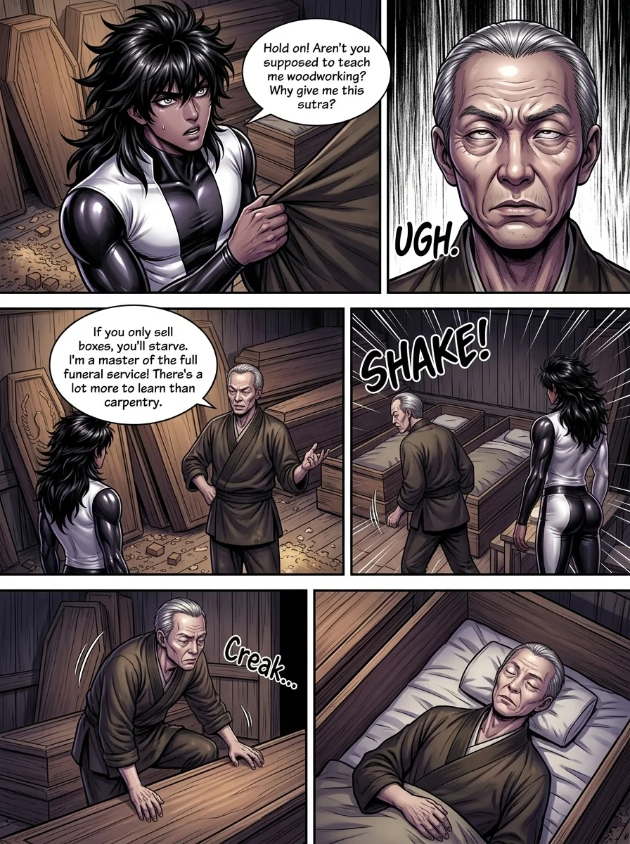 The system gave me immortality, and I survived everyone Chapter 2 Page 6 - AI Generated Manga