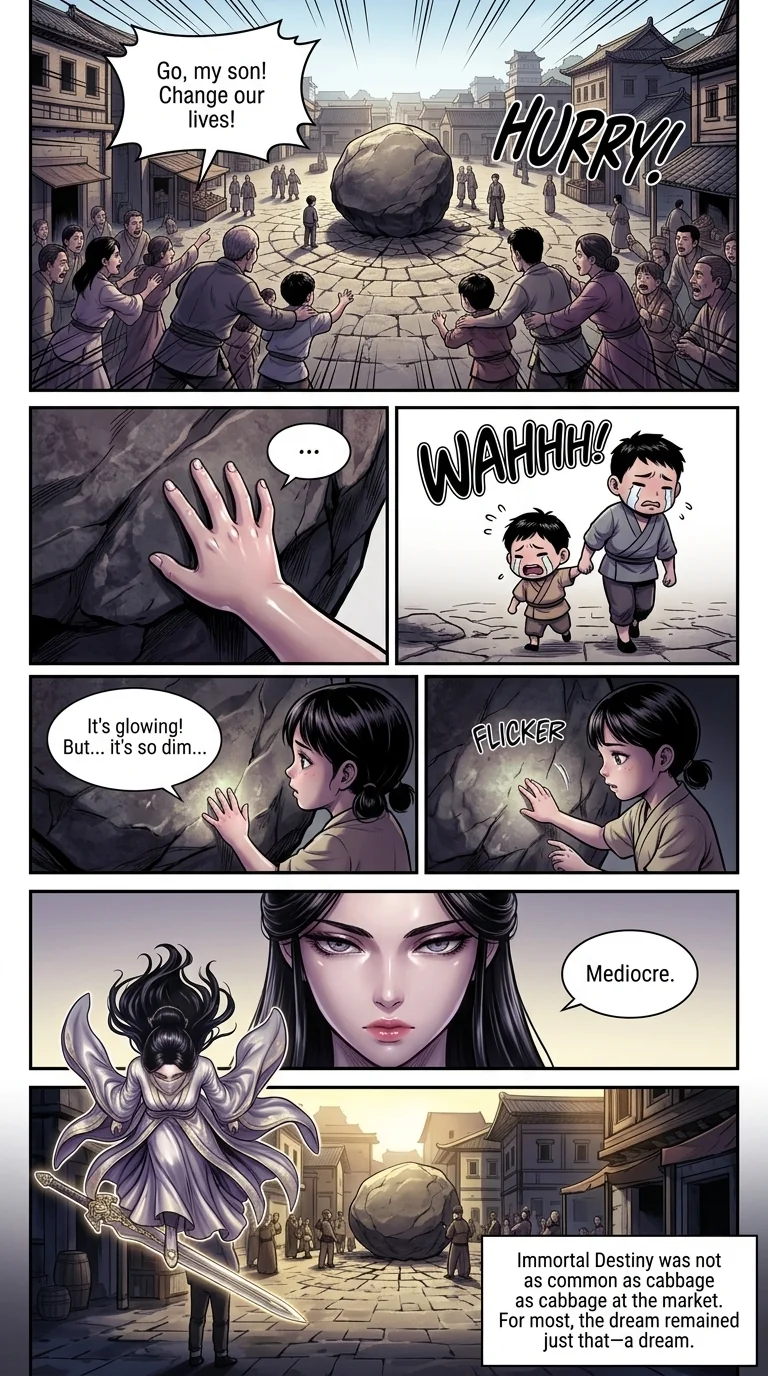 The system gave me immortality, and I survived everyone Chapter 3 Page 13 - AI Generated Manga