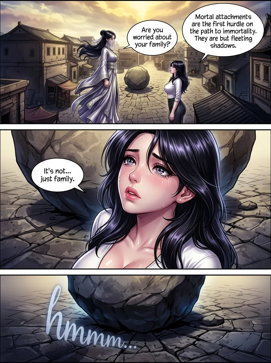 The system gave me immortality, and I survived everyone Chapter 3 Page 17 - AI Generated Manga