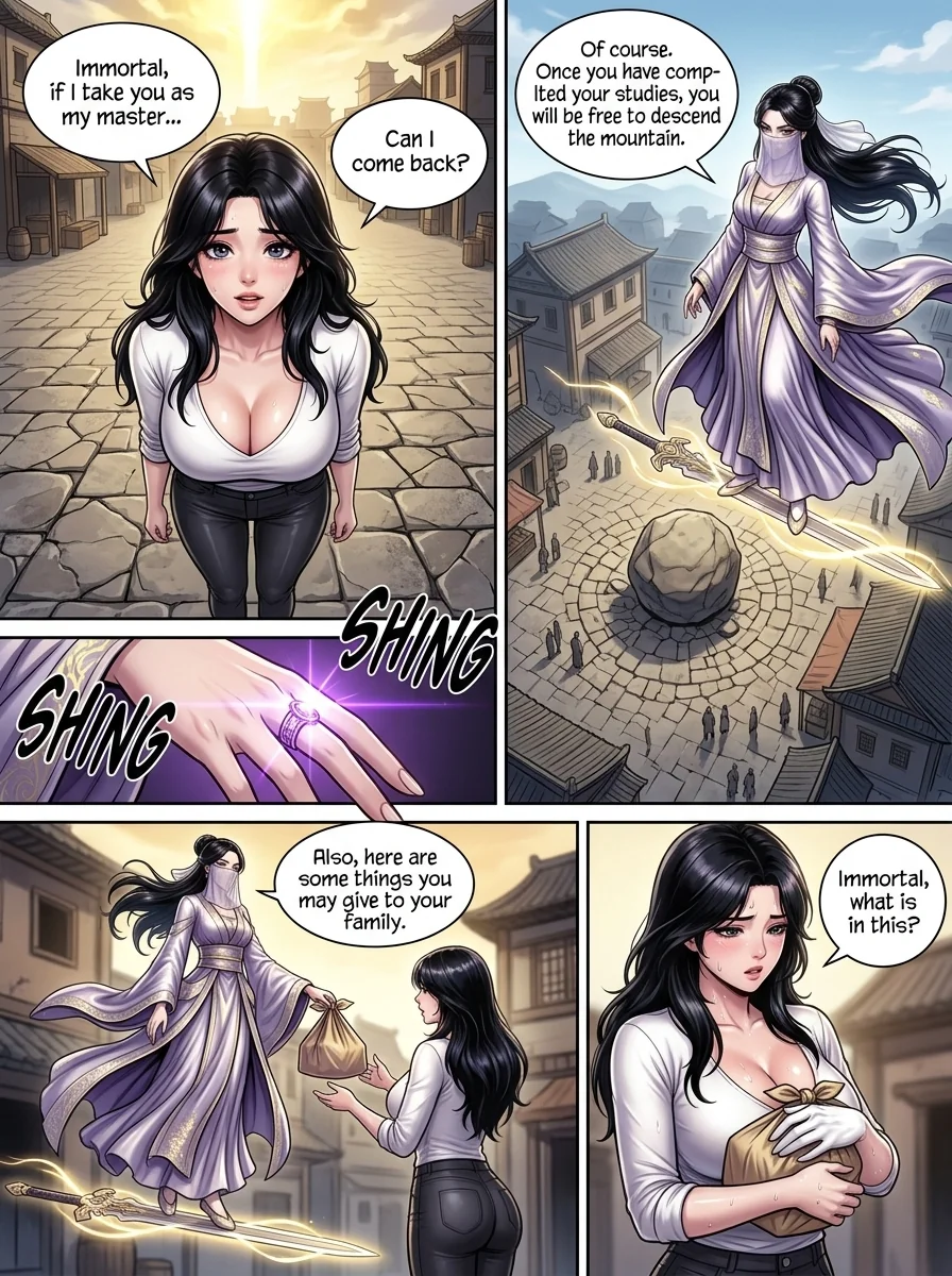 The system gave me immortality, and I survived everyone Chapter 3 Page 18 - AI Generated Manga