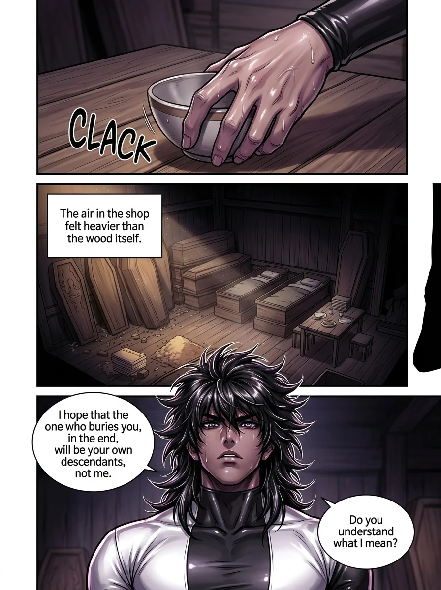 The system gave me immortality, and I survived everyone Chapter 3 Page 4 - AI Generated Manga
