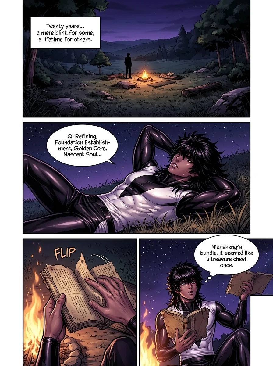 The system gave me immortality, and I survived everyone Chapter 4 Page 21 - AI Generated Manga