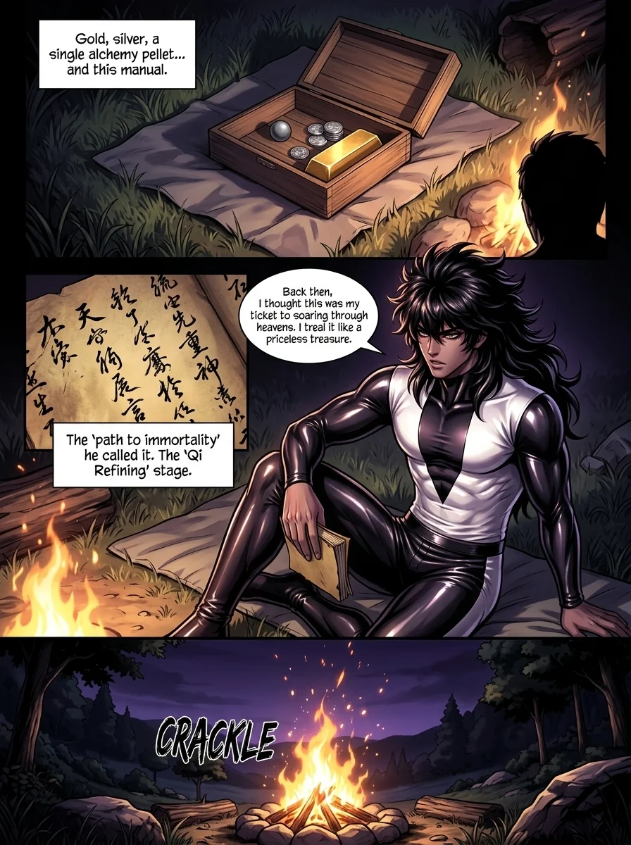 The system gave me immortality, and I survived everyone Chapter 4 Page 22 - AI Generated Manga