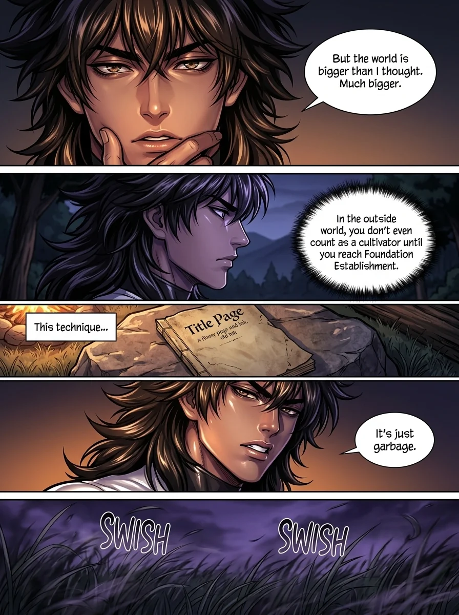 The system gave me immortality, and I survived everyone Chapter 4 Page 23 - AI Generated Manga