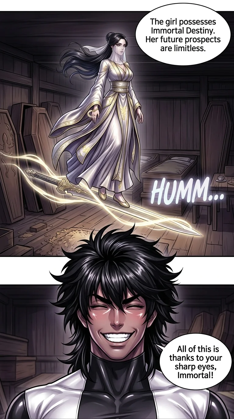 The system gave me immortality, and I survived everyone Chapter 4 Page 7 - AI Generated Manga