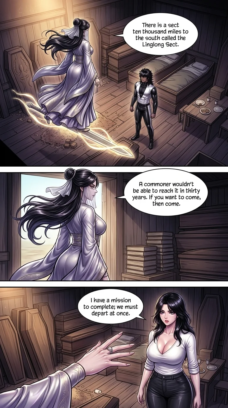 The system gave me immortality, and I survived everyone Chapter 4 Page 9 - AI Generated Manga