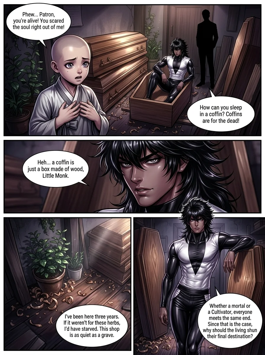 The system gave me immortality, and I survived everyone Chapter 5 Page 12 - AI Generated Manga
