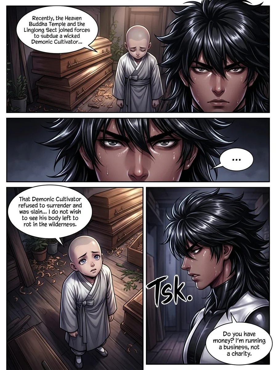 The system gave me immortality, and I survived everyone Chapter 5 Page 14 - AI Generated Manga