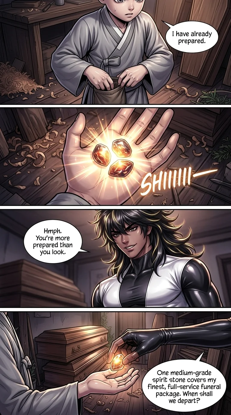 The system gave me immortality, and I survived everyone Chapter 5 Page 15 - AI Generated Manga