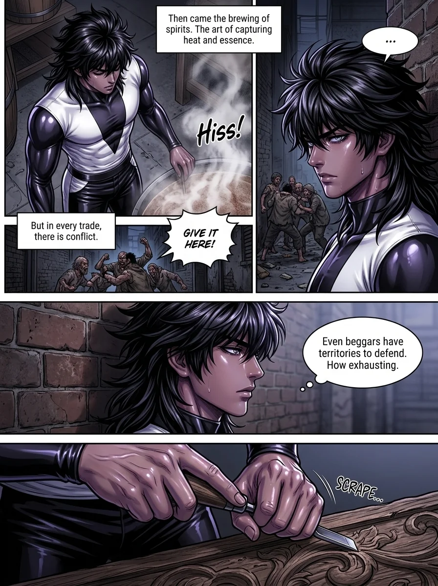 The system gave me immortality, and I survived everyone Chapter 5 Page 4 - AI Generated Manga