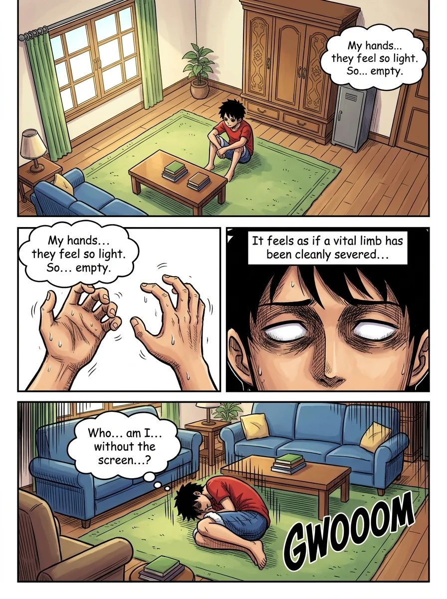 Digital Detox Chapter 1 Page 15 - AI Generated Manga