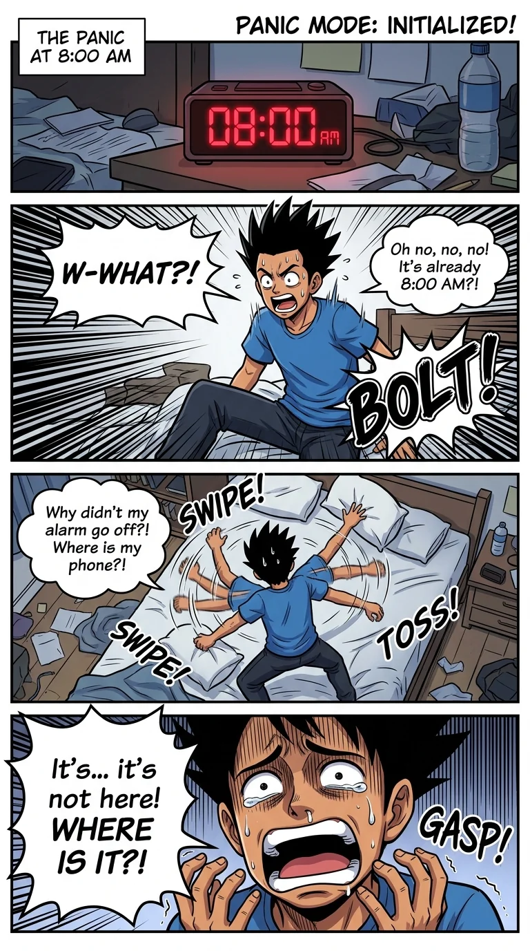 Digital Detox Chapter 1 Page 2 - AI Generated Manga