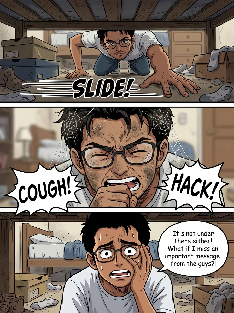 Digital Detox Chapter 1 Page 4 - AI Generated Manga
