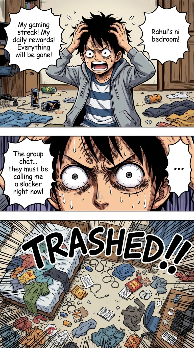 Digital Detox Chapter 1 Page 5 - AI Generated Manga