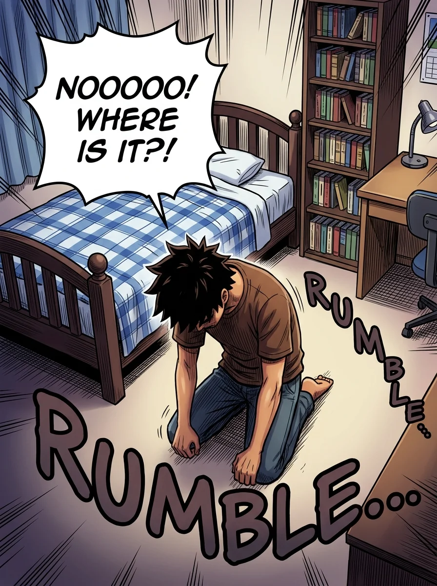 Digital Detox Chapter 1 Page 6 - AI Generated Manga
