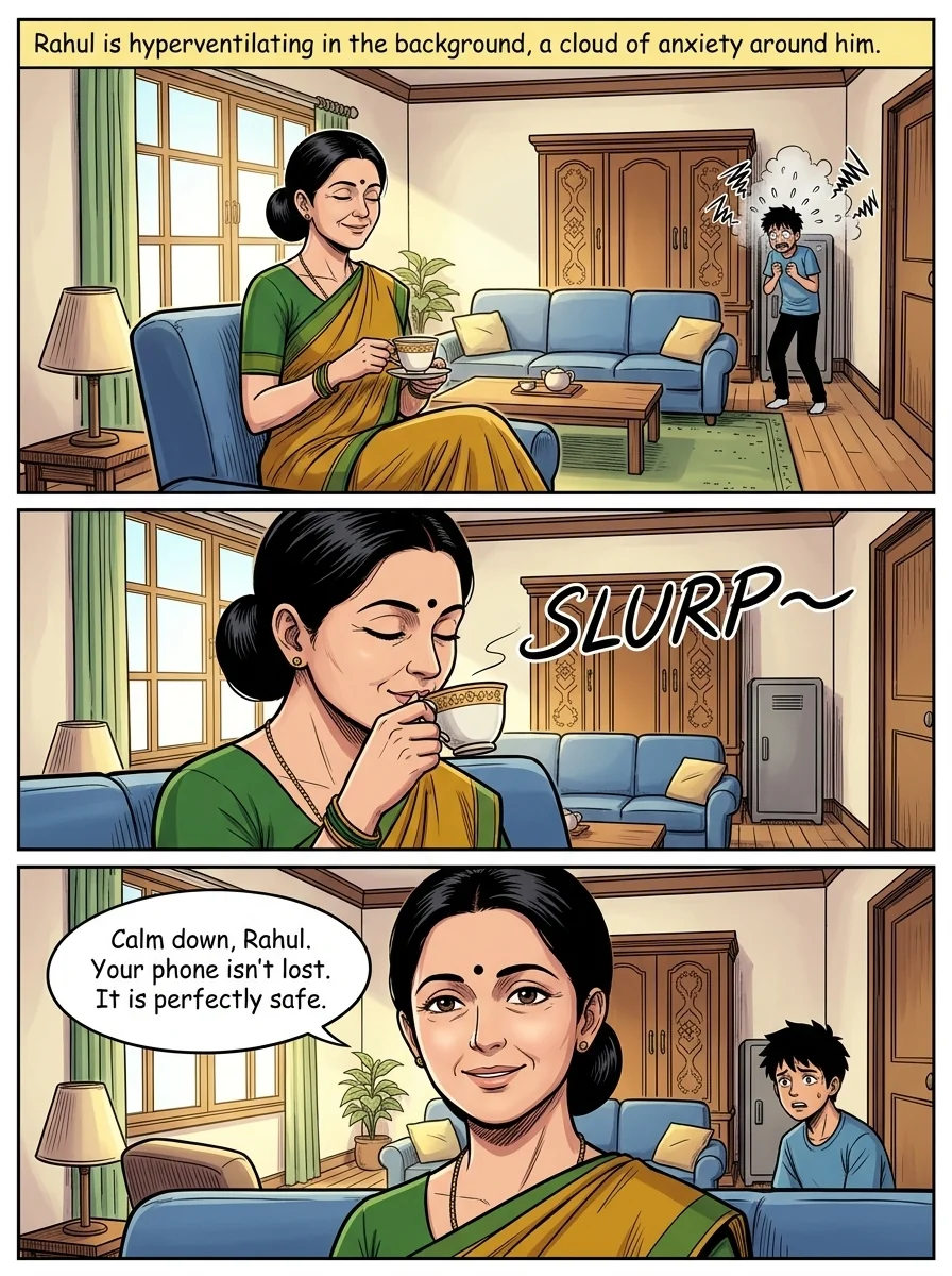Digital Detox Chapter 1 Page 9 - AI Generated Manga